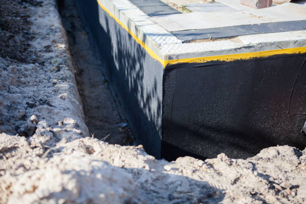 Residential Exterior Waterproofing installation at a Urbana, MD home by SJ Waterproofing Pros
